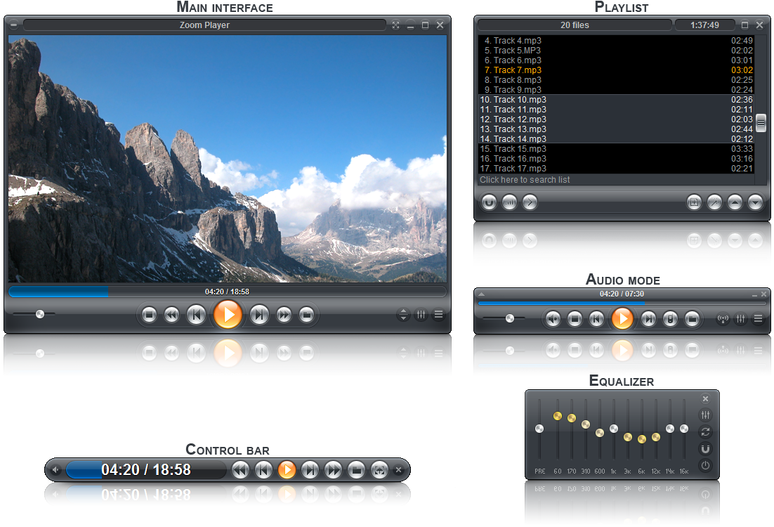 Screenshot for Zoom Player Home Free 8.11