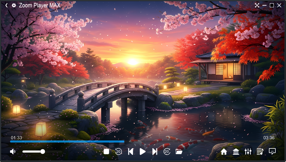 Zoom Player - Modern user interface